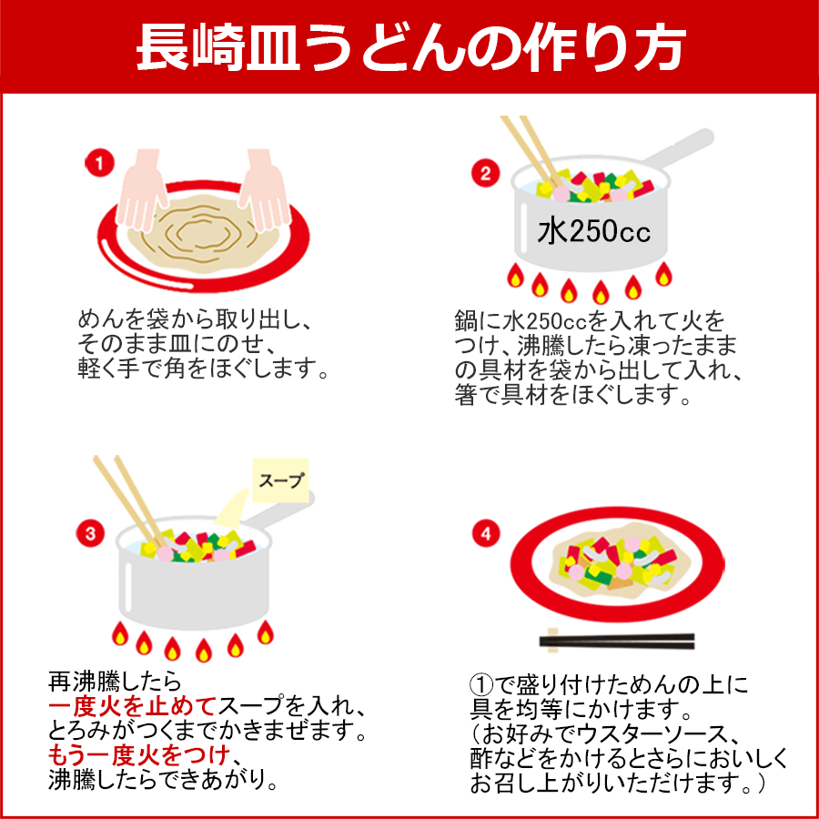 皿うどんの作り方