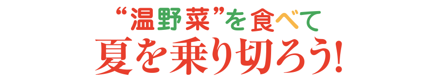 夏を乗り切ろう