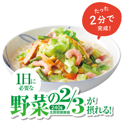 2分で完成