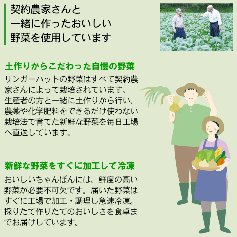 野菜たっぷり特別セット