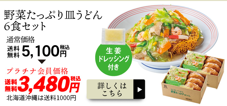 野菜たっぷり皿うどん6食セット