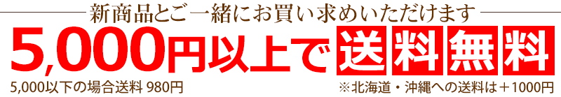 5000円以上送料無料